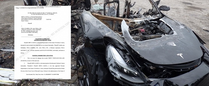 Fatal crash victim sues Tesla for suspension failure that could have caused the incident