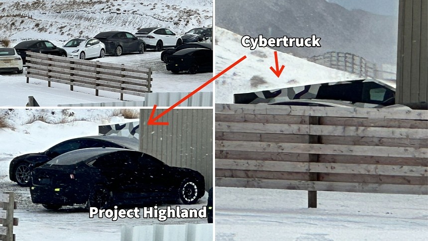 Tesla is testing the 'Project Highland' Model 3 in New Zealand alongside the Cybertruck