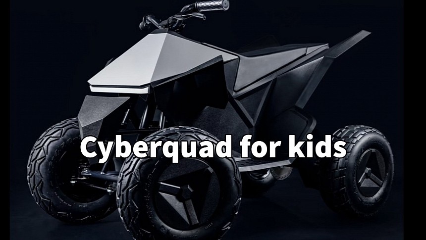 Tesla launched the Cyberquad for kids in China