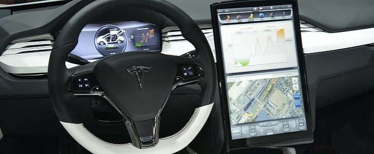 Tesla Model X interior 