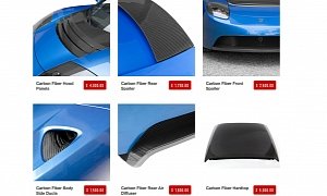 Tesla Merchandise Website Sells Carbon Fiber Bits and Bobs for the Tesla Roadster
