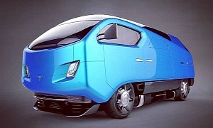 Tesla Microbus Concept Is a Tiny House on Wheels, Packs a Bed