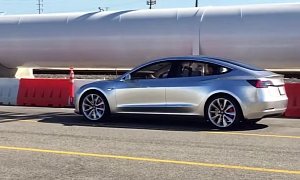 Tesla Model 3 Alpha Prototype Spotted Cruising In Hawthorne, CA