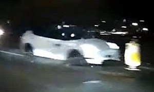 Tesla Model 3 Crash Footage May Depict Very First Video Proof of Whompy Wheels Syndrome