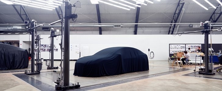 Tesla Model 3 under wraps
