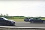 Tesla Model 3 Drag Races Audi RS4 and BMW M3, Demolition in Insane