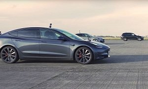 Tesla Model 3 Drag Races Audi RS5 and GLC 63, Results Are Surprising
