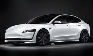 Tesla Model 3 Facelift Imagined With Unlikely McLaren Vibes in Quick Rendering