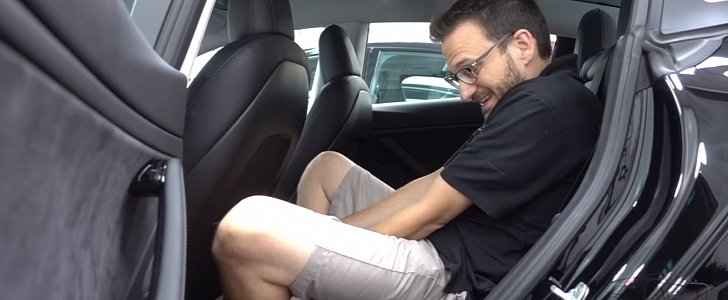 Tesla Model 3 backseat review
