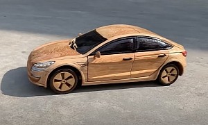 Tesla Model 3 Gets Built in Under 6 Minutes, It Is Entirely Made of Wood