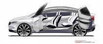 Tesla Model 3 Has Suicide Doors and Crossover Ego in Latest Sketches