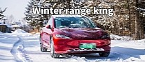 Tesla Model 3 Highland Destroys the Competition in a Winter Range Test at -4 Fahrenheit