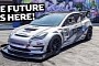 Tesla Model 3 Monster Race Car Won't Do Donuts Even With Drift Champion at the Wheel