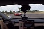 Tesla Model 3 Performance and 400 HP Honda NSX Clear Up Track in France