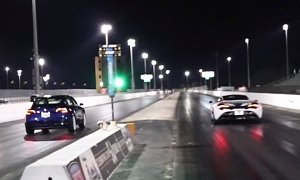 Tesla Model 3 Performance Drag Races McLaren 720S, Destruction Is Deep