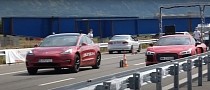 Tesla Model 3 Performance Vs. Audi R8 V10 Drag Race Is Closer Than It Should