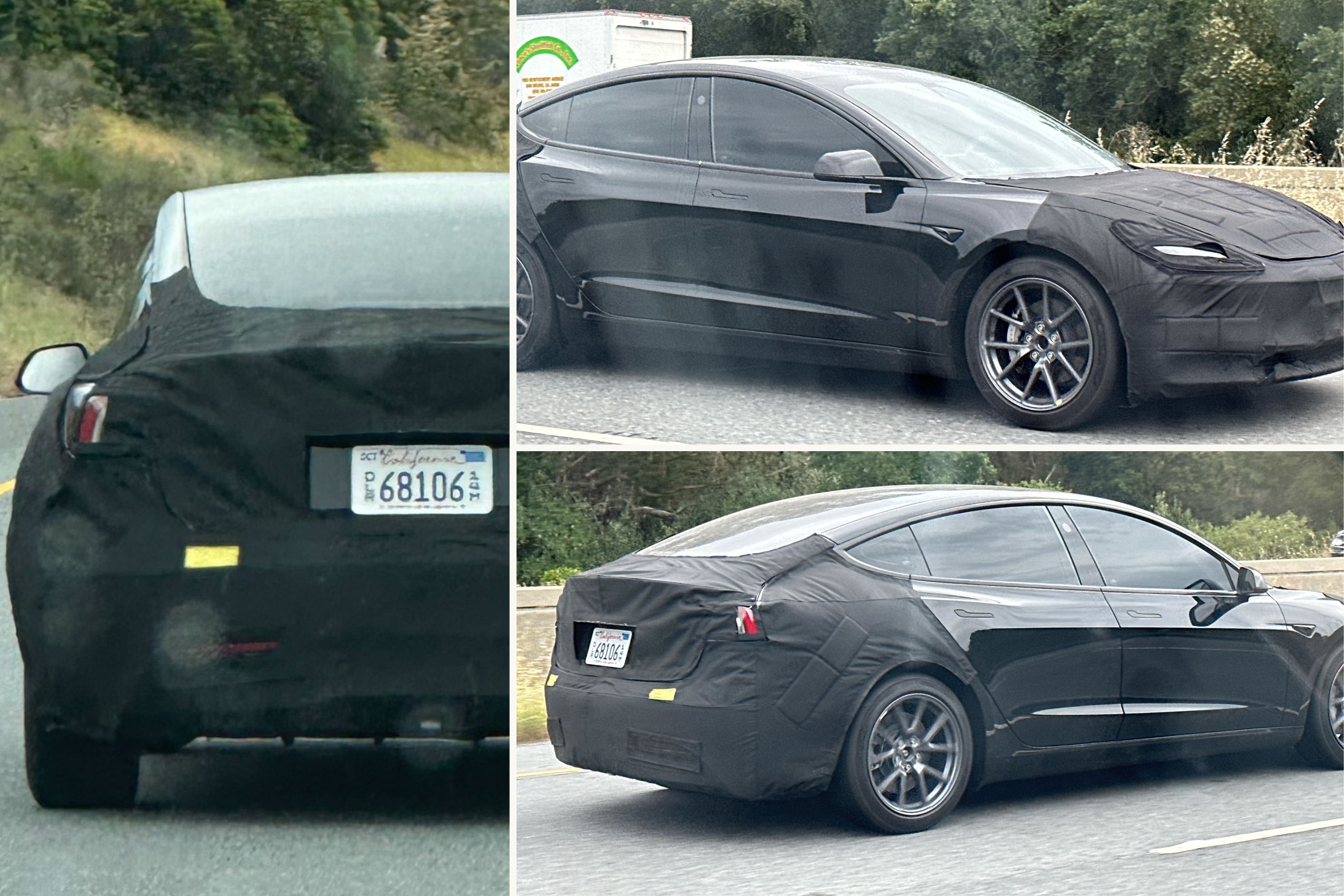 Tesla Model 3 'Project Highland' Prototype Spotted With Production Lights  and HW4 Cameras - autoevolution