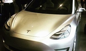 Tesla Model 3 Prototype Reminds Us It's Kind of a Weird Car in Latest Sighting