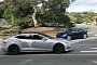 Tesla Model 3 Release Candidate Spotted Next to a Model S Prompts Comparison