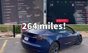 Tesla Model 3 RWD With LFP Battery Takes the 70-Mph Range Test, Runs Completely Dead