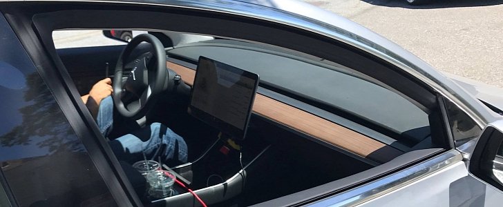 Tesla Model 3 release candidate interior