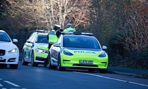 Tesla Model 3 Shows Impressive Results as a Police Car in UK, Nine Months in the Force