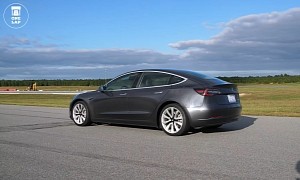 Tesla Model 3 Track Test Reveals ESP Intervention, "Squishy" Brake Pedal