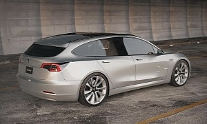 Tesla Model 3 Wagon Rendering Makes Popular EV More Practical, But Would You Buy One?