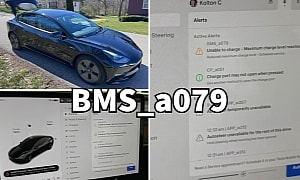Tesla Model 3/Y Owners Hit With BMS_a079 Error Indicating the High-Voltage Battery Is Gone