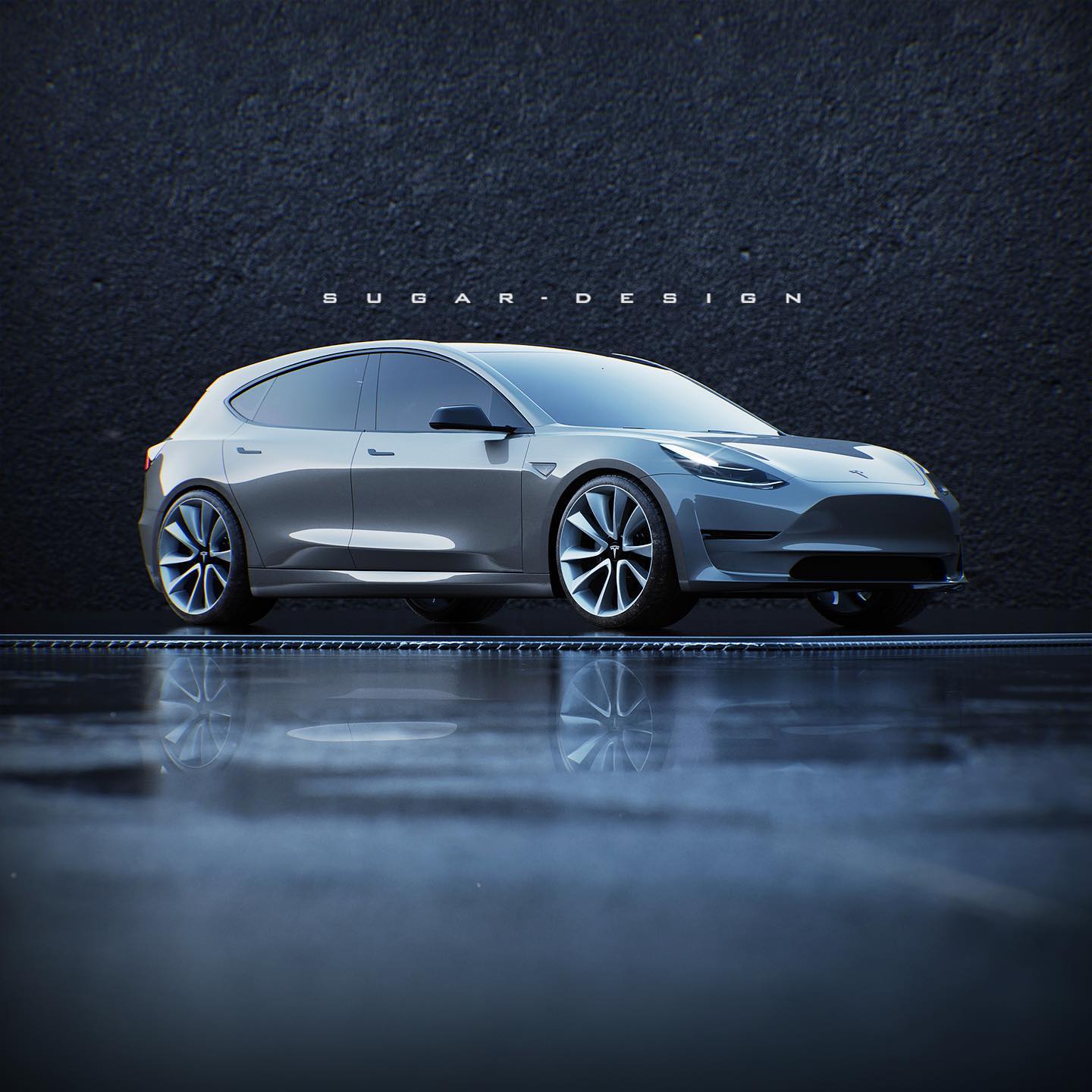 Tesla Model Q Hatchback Imagined as Urban-Friendly Alternative to ...