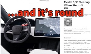 Tesla Model S and Model X Owners Can Now Retrofit a Round Steering Wheel