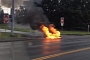 Tesla Model S Catches Fire on the Road