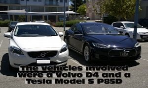 Tesla Model S Charged with Diesel Generator Still More Efficient Than Diesel Car