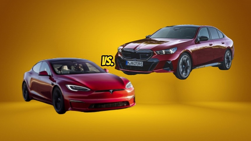 Tesla Model S vs. BMW i5 M60