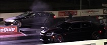 Tesla Model S Drag Races McLaren 650S, Dodge Charger 392, and a Ford F-150