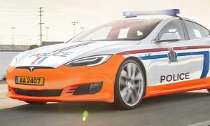 Tesla Model S EVs to Enforce the Law in Luxembourg