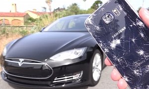 Tesla Model S Faces Samsung Galaxy S6 in Torture Test