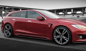 Tesla Model S Gets Another Shooting Brake Conversion, This One Seems Done Right