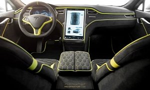 Tesla Model S Gets the Neidfaktor Interior It Deserves