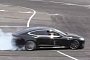 Tesla Model S Goes Drifting in Japan, Destroys Rear Tires