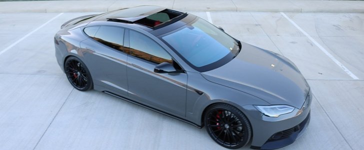 Tesla Model S Has $40,000 Paint and $6,500 Boy Kit by Zero to 60 Designs