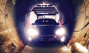 Boring Company Tunnels Are This Big (Tesla Model S for Scale)