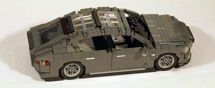 Tesla Model S LEGO build