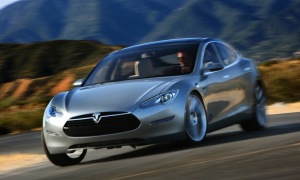 Tesla Model S "Live" Photos