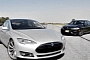 Tesla Model S Shows Muscles Against BMW M5 F10