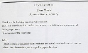 Tesla Model S Owners Post Open Letter to Elon Musk in Local Newspaper
