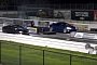 Tesla Model S P100D vs. 2014 Mustang Shelby GT500 1/4-Mile Drag Race Is a Bummer
