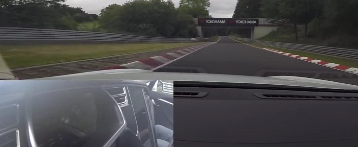 Tesla Model S on The Ring
