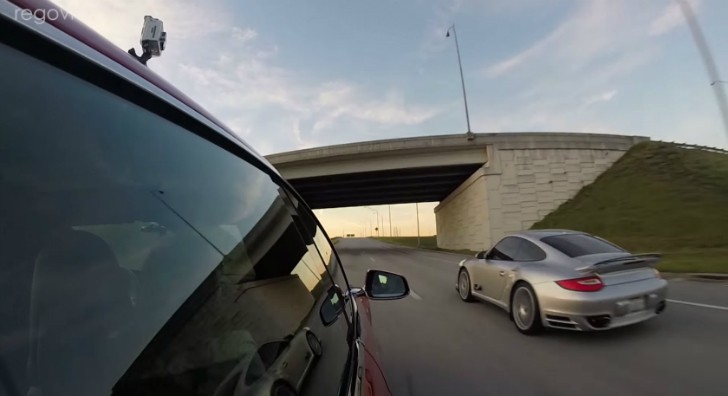 Tesla Model S P85D vs 997 Porsche 911 Turbo S