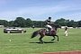 Tesla Model S P85D Races a Polo Pony, That Must be a First